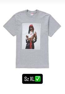 Supreme Playboi Carti Tee Grey Sz XL